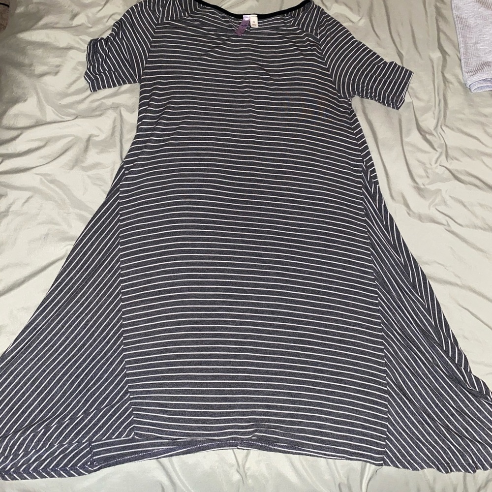 Striped dress great for work!
